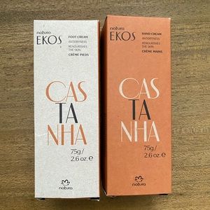Cruelty-free Natura Ekos Castanha hand and foot cream
